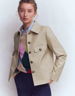 Boden Manteaux & Vestes-Imperméable Gloucester Cappuccino