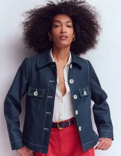 Boden Manteaux & Vestes-Imperméable Gloucester Bleu marine