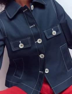 Boden Manteaux & Vestes-Imperméable Gloucester Bleu marine