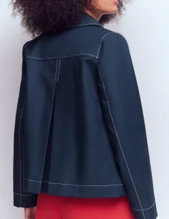 Boden Manteaux & Vestes-Imperméable Gloucester Bleu marine