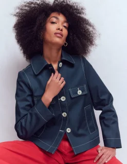 Boden Manteaux & Vestes-Imperméable Gloucester Bleu marine