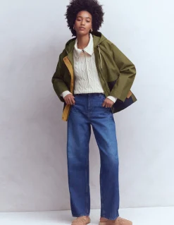 Boden Manteaux & Vestes-Imperméable léger Vert des bois, colourblock