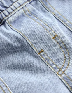 Boden Pantalons-Jean à enfiler Bleu Clair Délavé