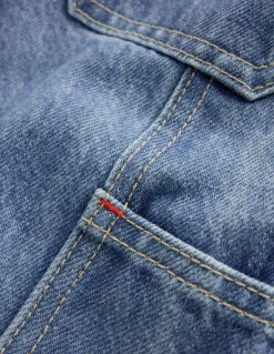 Boden Pantalons-Jean à enfiler style charpentier Bleu Clair Délavé