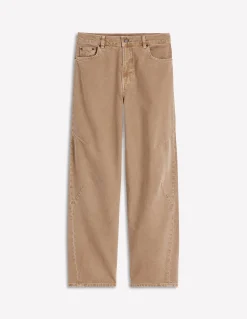 Boden Jeans|Pantalons-Jean ample Tabac