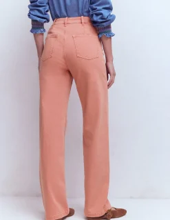 Boden Jeans|Pantalons-Jean colonne à nervures Rose amande
