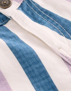 Boden Pantalons-Jean décontracté Rayé violet/bleu marine