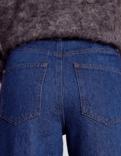 Boden Jeans|Pantalons-Jean décontracté taille mi-haute Indigo