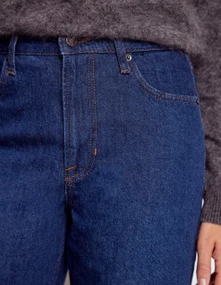 Boden Jeans|Pantalons-Jean décontracté taille mi-haute Indigo