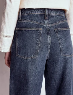 Boden Jeans|Pantalons-Jean décontracté taille mi-haute Brut Vintage