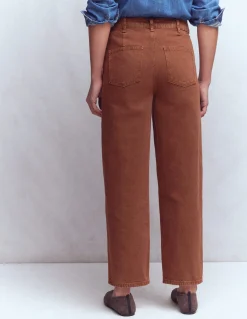 Boden Jeans|Pantalons-Jean droit à boutons apparents Cookie