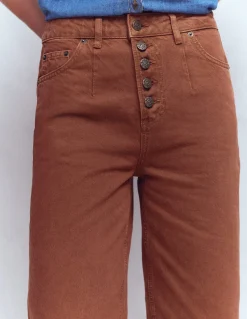 Boden Jeans|Pantalons-Jean droit à boutons apparents Cookie