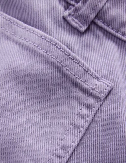 Boden Pantalons-Jean droit à poches plaquées Violet parme
