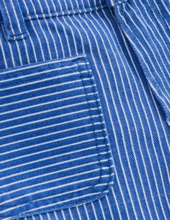 Boden Pantalons-Jean droit à poches plaquées Rayé style coutil bleu et ivoire