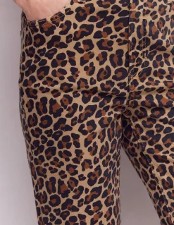 Boden Jeans|Pantalons-Jean droit à taille haute Imprimé Animal