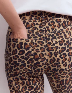 Boden Jeans|Pantalons-Jean droit à taille haute Imprimé Animal