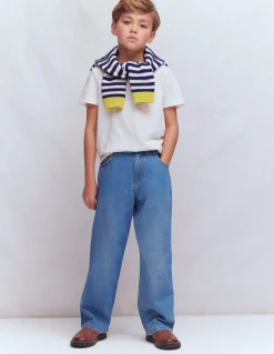 Boden Pantalons-Jean droit décontracté DÉLAVAGE MOYEN