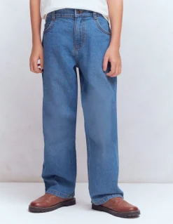 Boden Pantalons-Jean droit décontracté DÉLAVAGE MOYEN