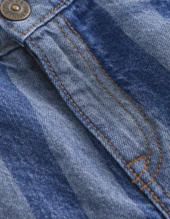 Boden Pantalons-Jean droit décontracté Rayé ombre