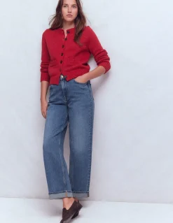 Boden Jeans|Pantalons-Jean droit taille à mi-haute Vintage moyen