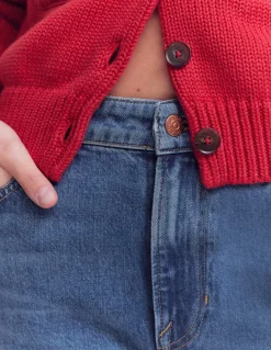 Boden Jeans|Pantalons-Jean droit taille à mi-haute Vintage moyen