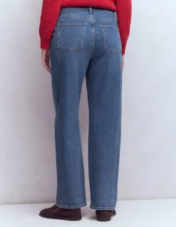 Boden Jeans|Pantalons-Jean droit taille à mi-haute Vintage moyen