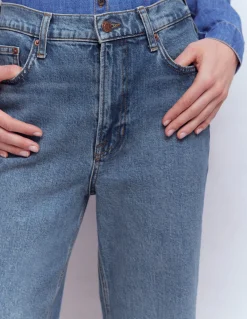 Boden Jeans|Pantalons-Jean droit taille haute Beatnik Red