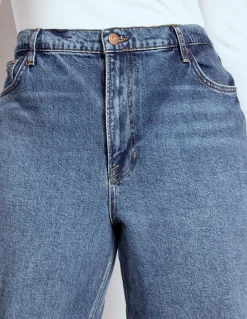 Boden Jeans|Pantalons-Jean droit taille haute Beatnik Red