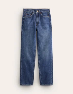 Boden Jeans|Pantalons-Jean droit taille haute Beatnik Red