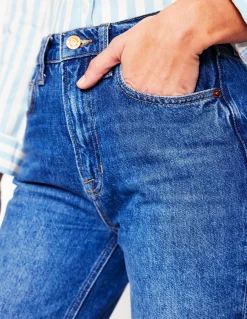 Boden Jeans|Pantalons-Jean droit taille haute Beatnik Red