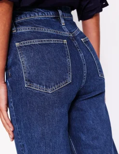 Boden Jeans|Pantalons-Jean droit taille haute Brut Vintage