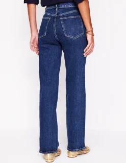 Boden Jeans|Pantalons-Jean droit taille haute Brut Vintage