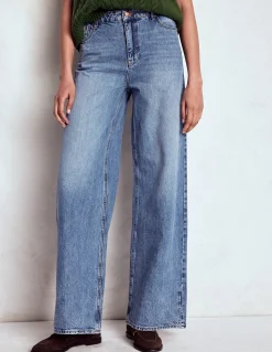 Boden Jeans|Pantalons-Jean large décontracté Vintage moyen