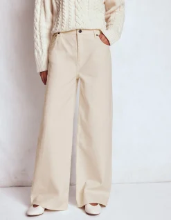 Boden Jeans|Pantalons-Jean large décontracté Écru