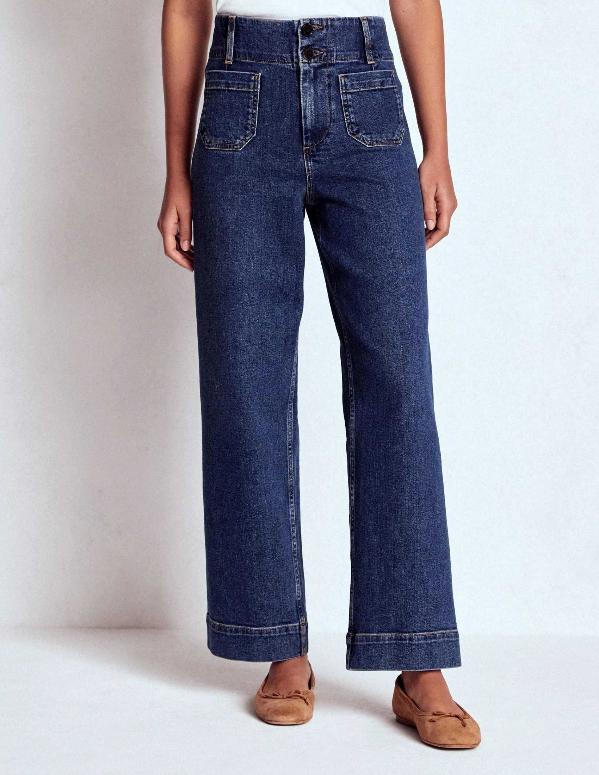 Boden Jeans|Pantalons-Jean Primrose à poches plaquées Beatnik Red