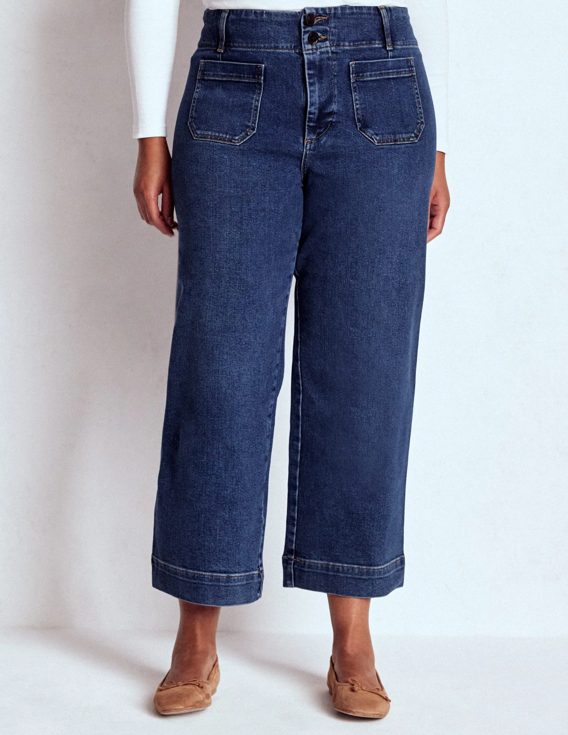 Boden Jeans|Pantalons-Jean Primrose à poches plaquées Beatnik Red