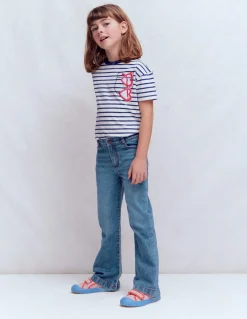 Boden Pantalons-Jean évasé Vintage moyen