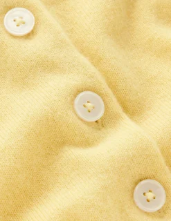 Boden Cachemire|Pulls & Gilets-Joli cardigan court Jaune grès