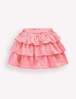 Boden Jupes & Jupes-Shorts-Jupe à volants Ballerines rose pâle