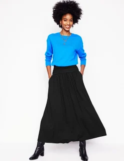 Boden Jupes-Jupe Rosaline en jersey Noir