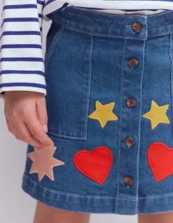 Boden Jupes & Jupes-Shorts-Jupe trapèze boutonnée Formes vintage moyen