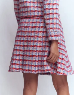 Boden Jupes|Ensembles Assortis-Jupe virevoltante texturée Texturé rose