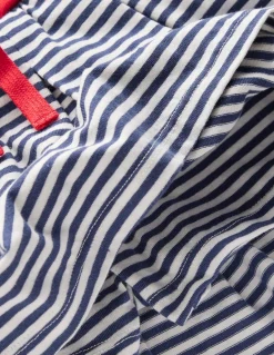 Boden Jupes & Jupes-Shorts-Jupe-short plissée en jersey Bleu Marine