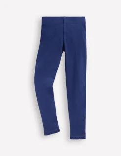 Boden Leggings|Pantalons-Legging côtelé Bleu tribord