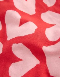 Boden Leggings|Pantalons-Legging fun Cœurs rouge