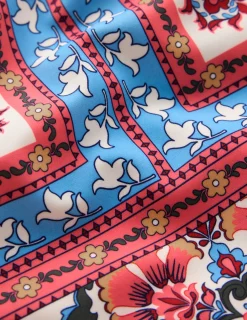 Boden Maillots De Bain-Maillot de bain Arles Rose, motif Ornamental Trellis