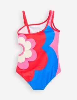 Boden Maillots & Tenues De Plage-Maillot de bain asymétrique à appliqué Fleur découpée