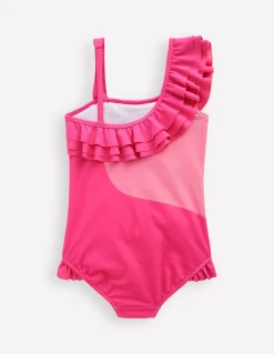 Boden Maillots & Tenues De Plage-Maillot de bain asymétrique à appliqué Flamant rose sorbet