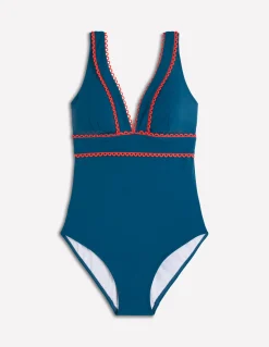 Boden Maillots De Bain-Maillot de bain col V Porto Littoral, feu d’artifice