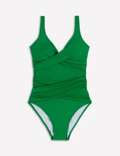 Boden Maillots De Bain-Maillot de bain croisé Verde